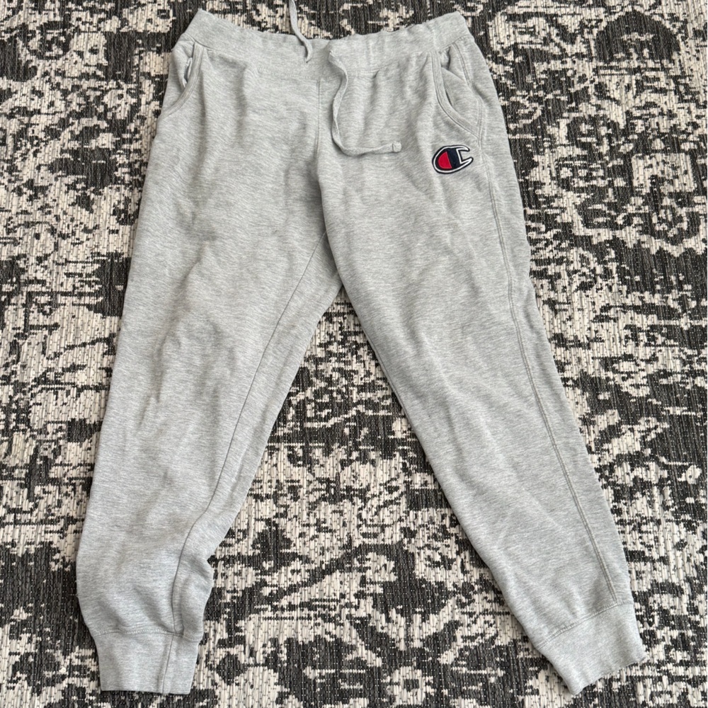 Champion Mens Light Gray Joggers